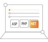 支持ASP、PHP、.Net等多種語言開發(fā)